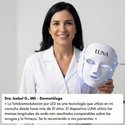 Máscara LED antienvejecimiento — Lunalight PX7