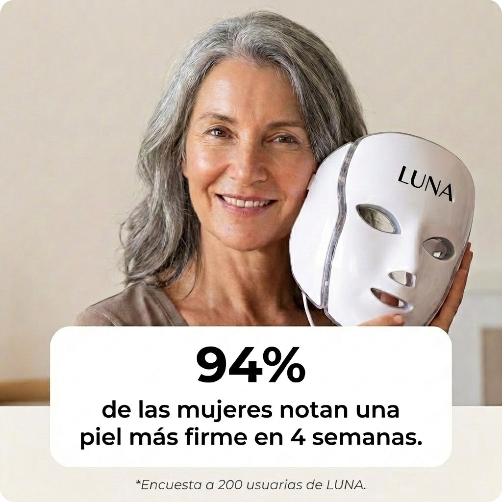 Máscara LED antienvejecimiento — Lunalight PX7